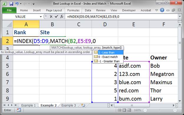 best lookup formula in excel index and match 3373 13 - Best Lookup Formula in Excel - Index and Match